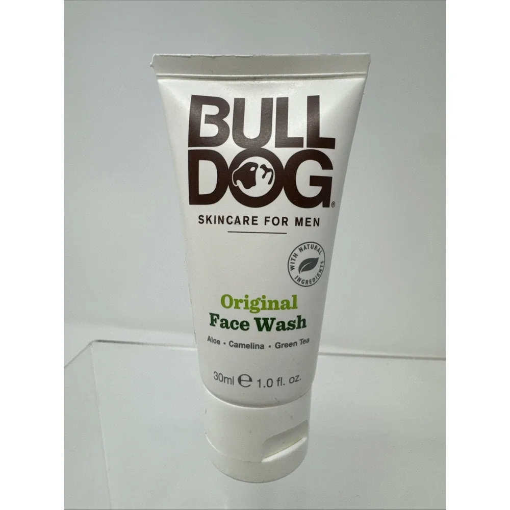 16X Bulldog Original Face Wash Aloe Camelina Green TeaMens Skincare, 1.0 oz Each